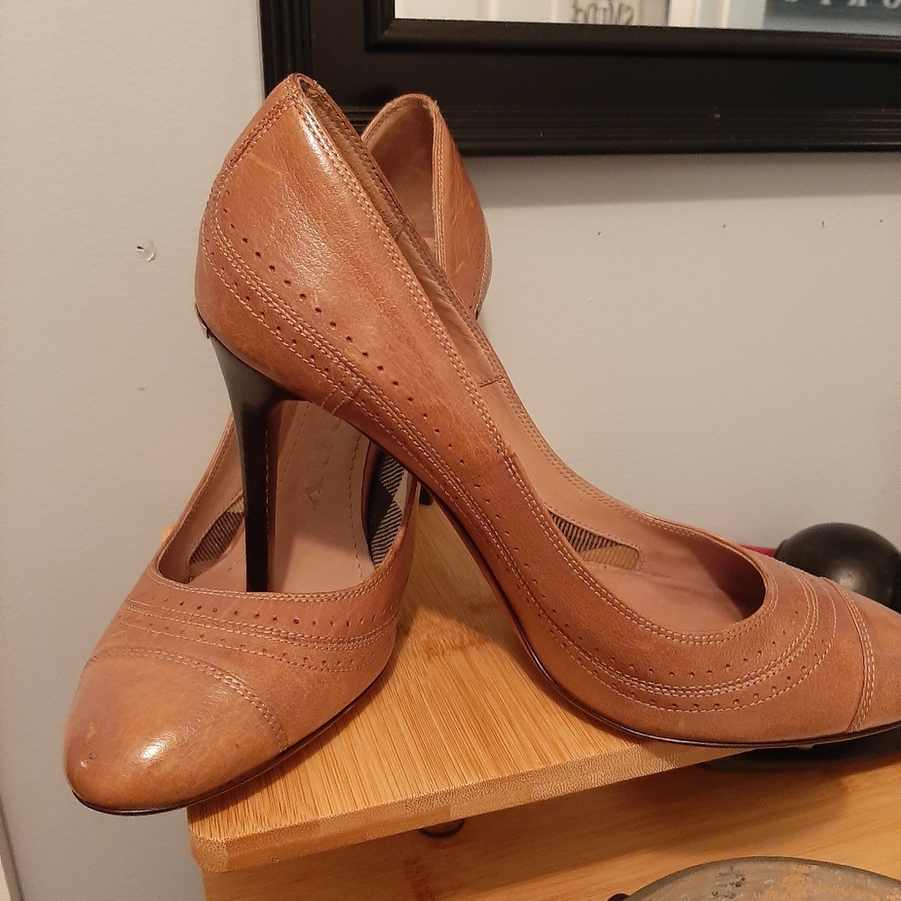 Burberry high heel shoes